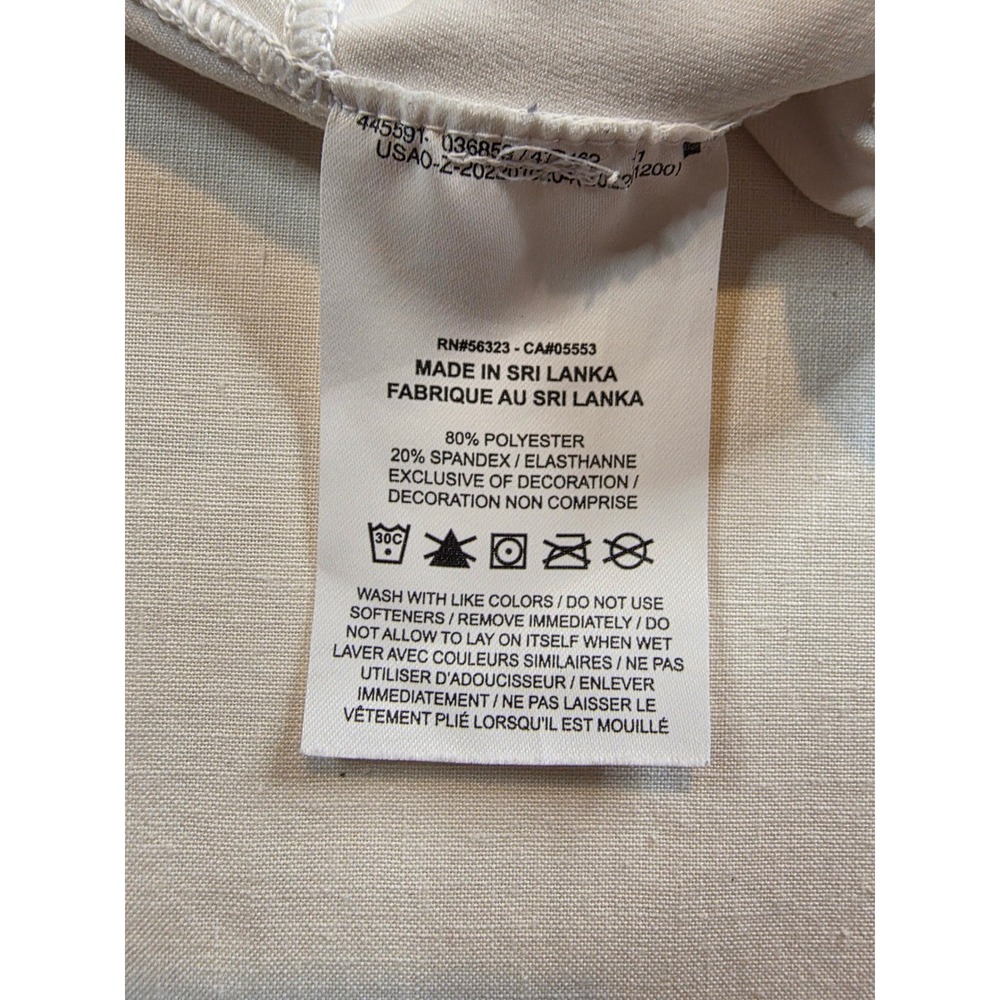 Nike One Dri-FIT Women White Cross Back Training Tank Top FZ5598-100 Size S - Picture 6 of 6